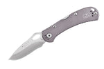 Buck 0722GYS1 722 SpitFire Pocket Knife Gray Aluminum Mid-Lock 420HC USA 722GYS1
