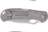 Buck 0722GYS1 722 SpitFire Pocket Knife Gray Aluminum Mid-Lock 420HC USA 722GYS1