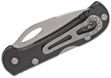 Buck 0726BKS 726 Mini SpitFire Mid-Lock Knife Pocket Clip Black Aluminum 420HC USA 726BKS