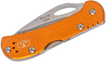 Buck 0726ORS 726 Mini SpitFire Pocket Knife Orange Aluminum 420HC USA Pocket Clip 726ORS