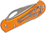 Buck 0726ORS 726 Mini SpitFire Pocket Knife Orange Aluminum 420HC USA Pocket Clip 726ORS