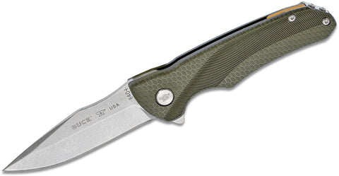 Buck 0840GRS 840 Sprint Select Flipper Knife Liner Lock 420HC Pocket Clip USA 840GRS