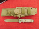 Buck 0893BRS1 893 Ground Combat Tanto Tactical Knife Fixed Blade Knife GCK Micarta 5160 USA Made 2020 Lot#BU-289