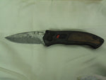 Buck 0898CFSLE 898 Impact Automatic Knife 2019 Limited Edition Damasteel Damascus Marbled Carbon Fiber/Ironwood USA MADE