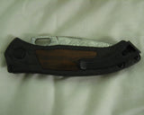 Buck 0898CFSLE 898 Impact Automatic Knife 2019 Limited Edition Damasteel Damascus Marbled Carbon Fiber/Ironwood USA MADE