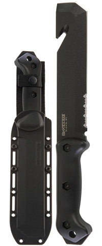 Becker Knife by Ka-Bar BK3 Tac Tool Black 7" Long 1/4" Thick 1095 Blade Tactical Rescue Tool USA