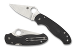 Spyderco C223PBK Para 3 CTS BD1N Plain Edge Knife Black FRN Handle Lightweight Compression Lock USA Made