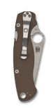 Spyderco C81GPBN15V2 Paramilitary Para 2 Sprint Run 2023 Knife 15V Steel Brown G10 USA