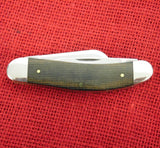 Case 23474 Sowbelly Bose Black/Green Micarta TB10339 SS Pocket Knife 2022 USA Made