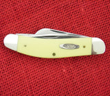 Case 30118 Sowbelly Bose Yellow Synthetic Knife TB3339 CV Chrome Vanadium 2021 USA Made