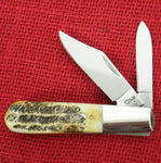 Case 65316 Barlow 6.5 Bonestag Pocket Knife 6.52009 1/2 SS USA Made 2019