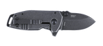 Columbia River CRKT 2485K Squid Compact Assisted Flipper Knife Lucas Burnley Black Stonewashed