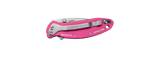 Kershaw 1600PINK 1600 Chive SpeedSafe Assisted Opening Flipper Knife Pink Aluminum 420HC Ken Onio USA EDC