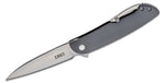 Columbia River CRKT K240XXP Swindle Ken Onion Pocket Knife Thin Smooth Stainless Handle
