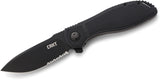 Columbia River CRKT K290KKS Prowess Ken Onion Flipper Knife Partially Serrated