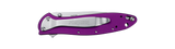 Kershaw 1660PUR 1660 Leek SpeedSafe Assisted Opening Flipper Knife Purple Aluminum Ken Onion EDC USA
