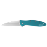 Kershaw 1660TEAL 1660 Leek SpeedSafe Assisted Opening Flipper Knife Teal Aluminum Liner Lock Ken Onion EDC USA