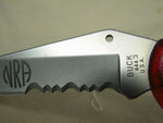 Buck 0444FX 444FX 444 Bucklite NRA Etch Red Folding Pocket Knife Lockback USA Made 2000 Lot#LT-7