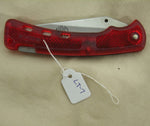 Buck 0444FX 444FX 444 Bucklite NRA Etch Red Folding Pocket Knife Lockback USA Made 2000 Lot#LT-7