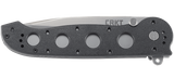 Columbia River CRKT M16-04Z Kit Carson Flipper Knife Liner Lock Tanto Point GFN Handle