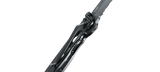 Columbia River CRKT M16-10KS Kit Carson Flipper Knife Black Frame Lock Tanto Point Stainless Handle